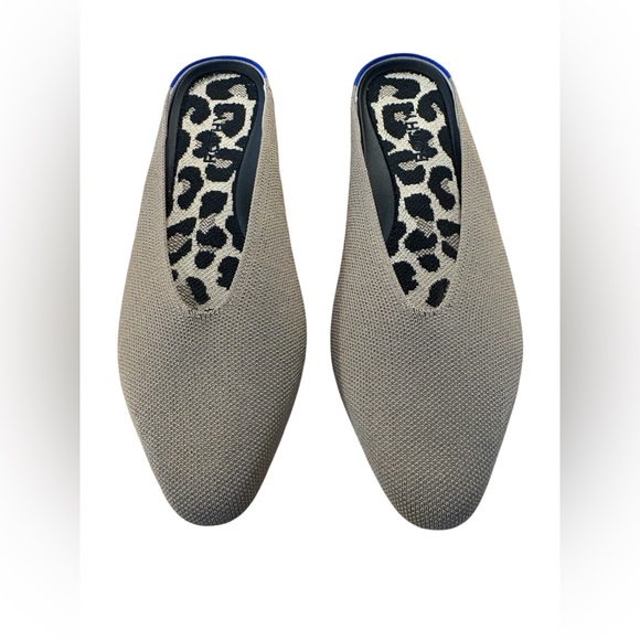 Rothy's Shoes - Rothy's Demi Mule Tan Slip-On Flats: NWOT